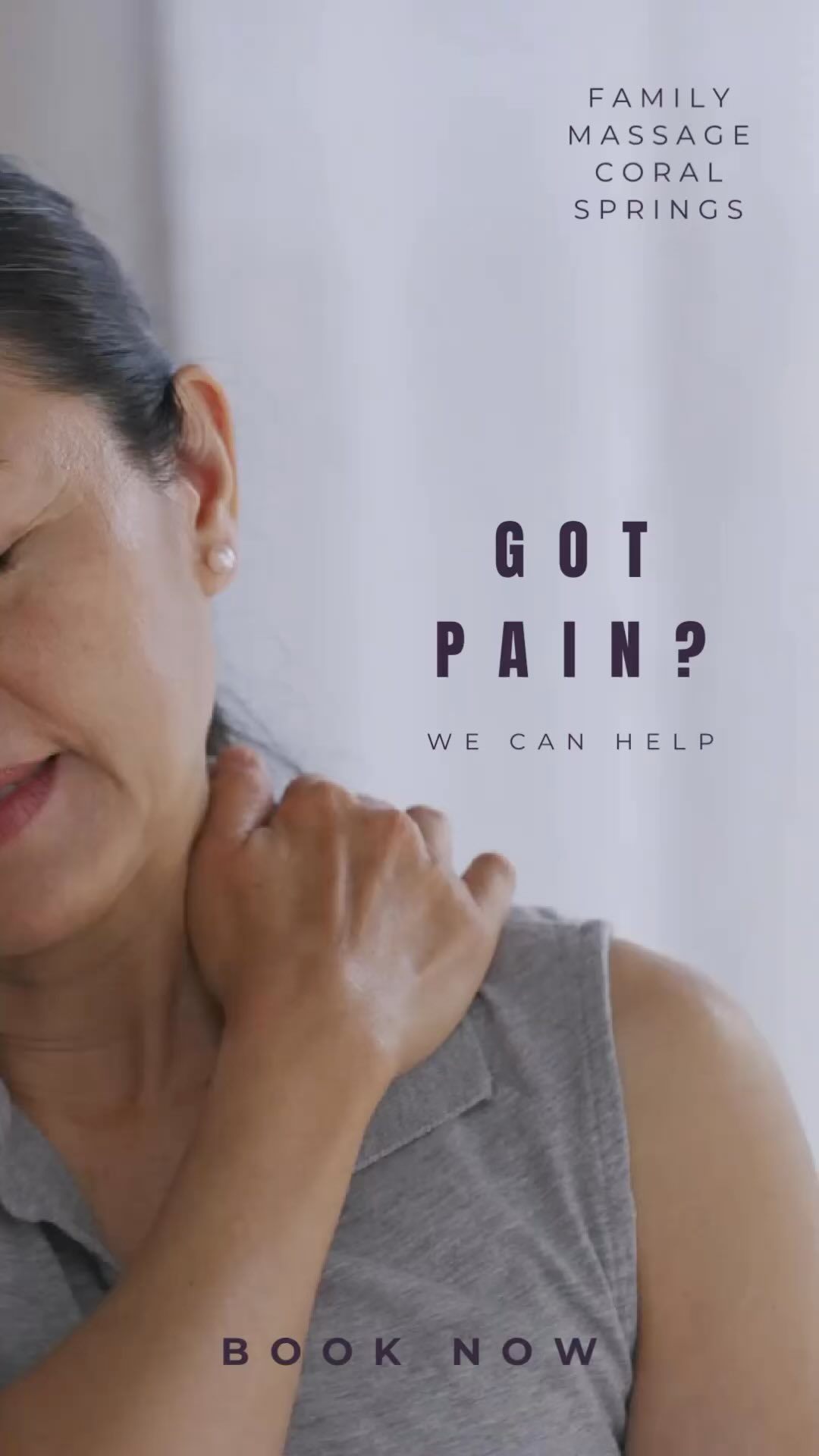 Massage therapy is a safe and effective option for the management of acute and chronic pain.
With over 10 years of experience, our Master Therapist can help you take the pain away 🙌🏻
#parkland #coralsprings #tamarac #coconutcreek #margate #lauderhill #southflorida #news #browardcounty #florida #coralspringstalk #parklandtalk #tamaractalk #parklandfl #southfloridamoms