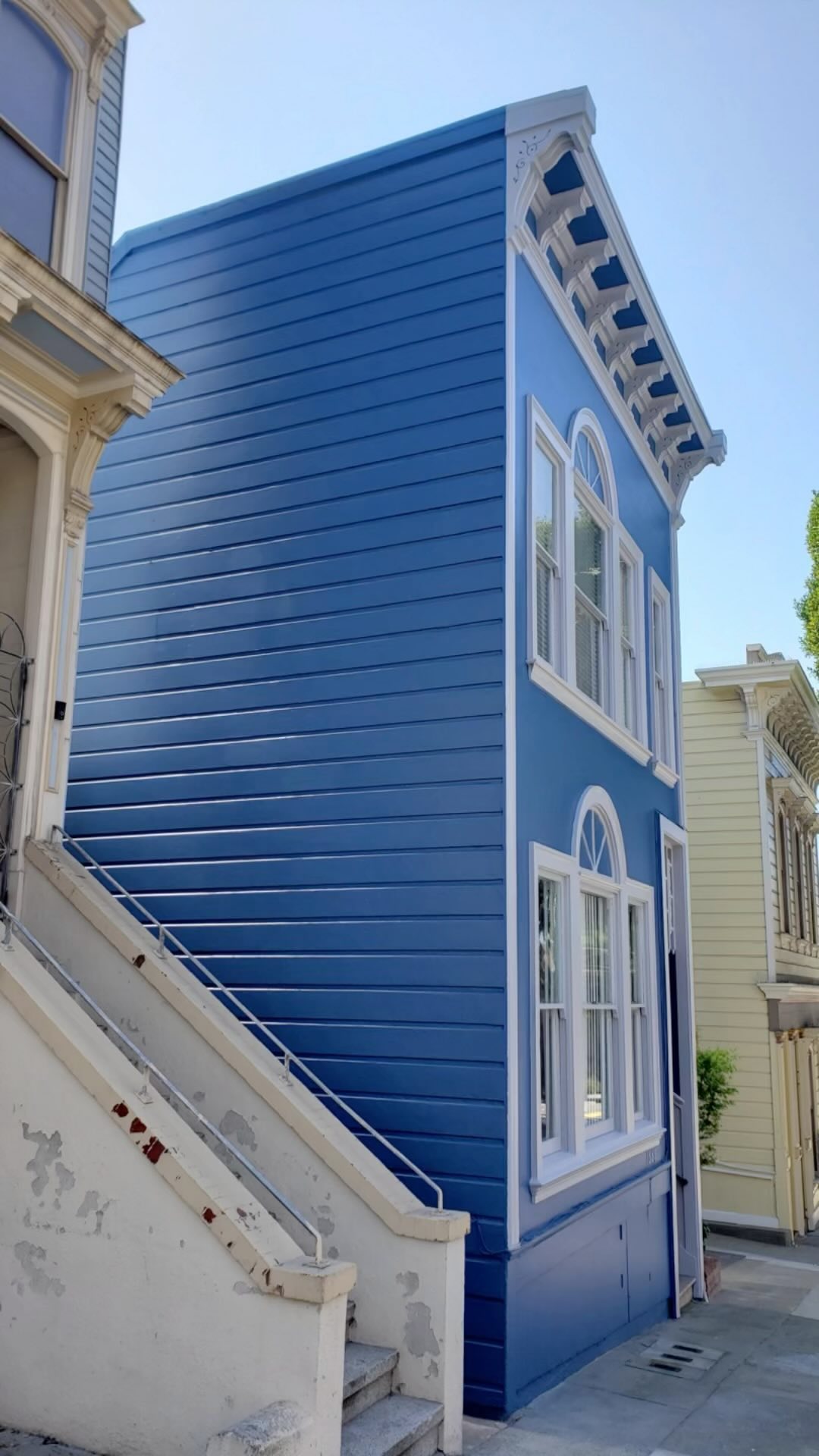 We couldn’t be more pleased with the amazing transformation. 🤩
We had the opportunity to work on an older property and decided to make it stand out with a vibrant blue and white trim.
We know that sometimes choosing a bold color for a space can be intimidating, but if you go for it, you may be pleasantly surprised with the finished look!
Are you looking to go for an out-of-the-box look? Contact us today, and let’s make it happen.
#cgcoatings #commercialpainting #paintingcompany
#professionalpainting #housepainters #designinterirors
#commercialpaintingcompany