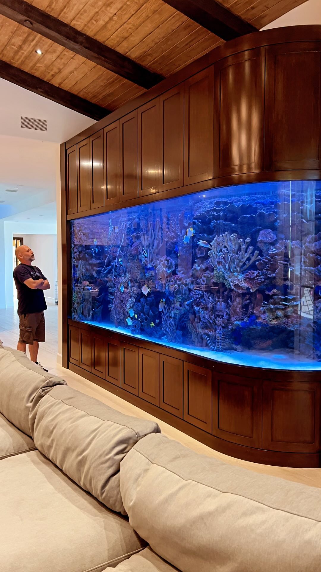 🌊🐠 Dive into our stunning 1700g artificial reef saltwater aquarium! 🐟🌊
At 2.5 years old, this vibrant underwater world is thriving with life and color! 🌿✨
Watch as our beautiful fish swim gracefully in their meticulously maintained habitat. 🐡🏝️
#customaquarium #customfishtank #saltwateraquarium #saltwaterfish #oceansaquariumdesign #oceansaquarium #aquariumdesign