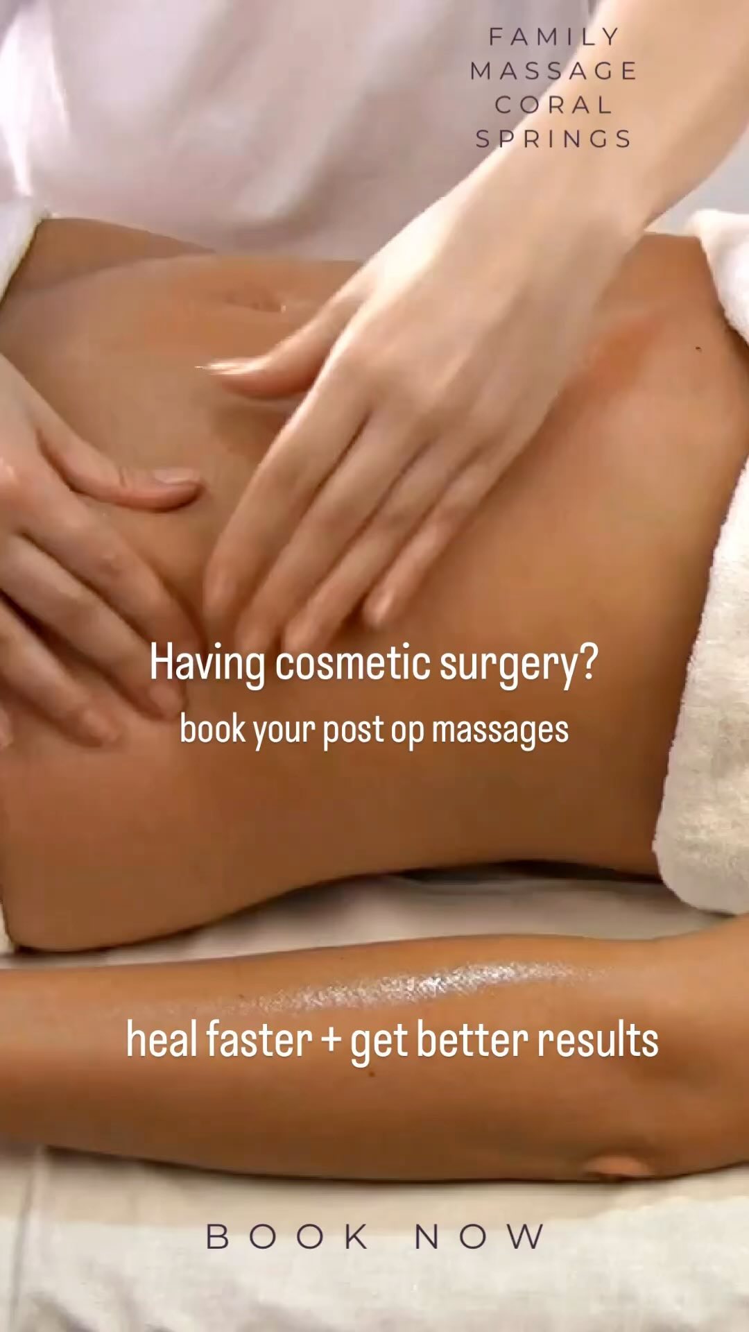 After care is a big part of your healing process & result’s 📢
Did you know post op massage has many benefits?
1. Reduce swelling pain & inflammation
2. Promotes better blood & oxygen flow
3. Removes the excess fluids that can cause seromas
4. Improves healing & prevents subcutaneous fibrosis
Protect your investment & book your massage
📍 Coral Springs
#lipo #lipo360 #postopmassage #selfcare #tummytuck #mommymakeover #breastcancerawareness #breastlift #radiofrequency #bbl #medicalmassage #massagetherapylife #cavitation #viral #postop #bodycontour #faja #lymphatic #lymphaticmassage #lymphaticdrainage #coralspringsflorida #coralspringsbusiness #coralsprings #coralspringsnails