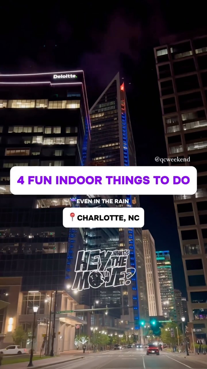 Check out these Charlotte gems! 😎
🖼️ @moi_clt Museum Of Illusions – mind-bending fun!
⛳️ @topgolf – Now with 2 locations in Charlotte!
🍿 @cinergyentertainment – Great food, cocktails, and reclining seats.
🕯️ @paddywaxcandlebar – Perfect for a unique candle-making experience.
Whether you're looking for family fun or a date night spot, these indoor activities have you covered.
Have you been to any of these? Which ones are on your must-visit list?
.
.
.
📷 📝🔥: @heywhatsthemove
------‐‐---------------
Check us out at @qcweekend for more to-dos in Charlotte!
-----------------------
#charlotteactivities #cltfun #indooradventures #explorecharlotte #charlotteattractions #familyfun #charlotteevents #charlottelife #ncadventures #discovercharlotte #queencityweekend #charlotteweekend #charlottenc #visitcharlotte #charlotteentertainment #qcw #queencity