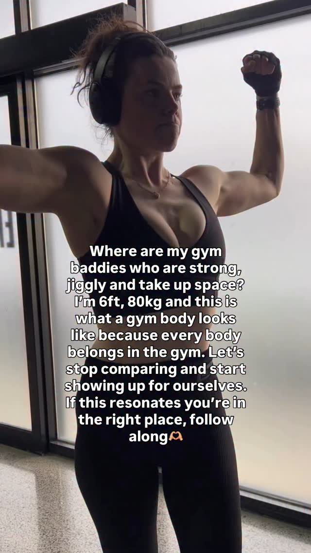 Tired of only seeing one kind of gym body?
I’m 6ft, 80kg, strong, soft and jiggly.
I belong in the gym and so do YOU!
I’m no longer trying to shrink myself to fit a mold and neither should you.
Stop comparing yourself to perfectly posed fitness influencers. Take up space. Move for you. Show up for you.
If this speaks to you, join our community where we show up for ourselves, each other and to normalise normal bodies🫶🏼🤍
#selflove #allbodiesaregymbodies #bodyacceptance #gymmotivation #fitnessforall #girlswholift #gymgirl #mentalhealthmatters