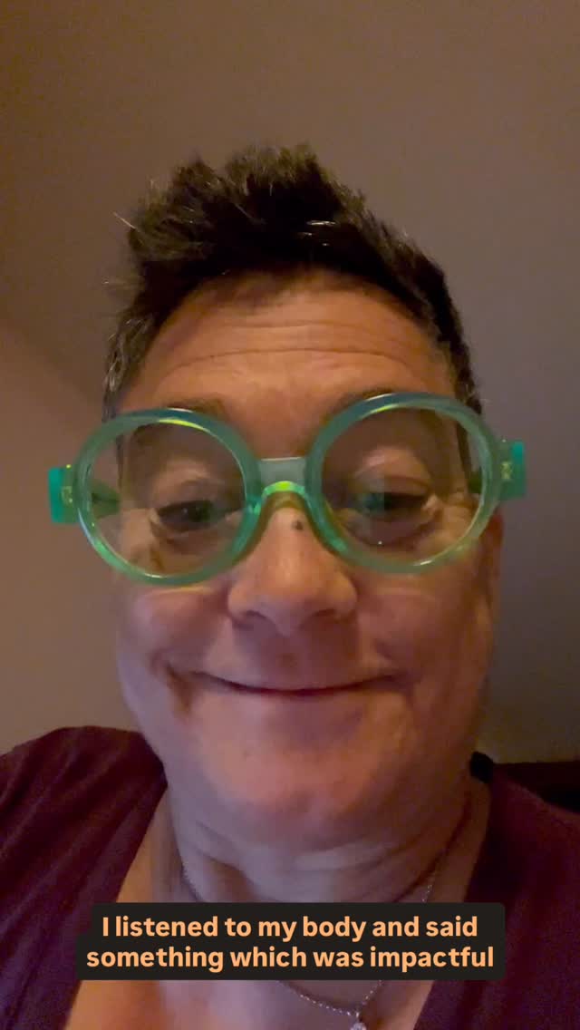 Our bodies can be a guide for us. When I take the time to notice what my body is telling me, not my brain, the rest of my body, that really helps me come from my truth and wisdom. How about you?