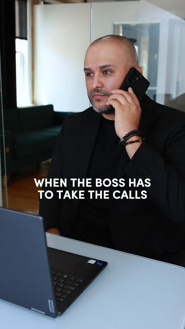This is what happens when the boss picks up the phone…😅
But in reality, every business owner knows the grind, we all started as a one-person team.
We were the customer service rep, the social media manager, the videographer, the salesperson, and the accountant all at once.
That’s why we know every position inside and out.
#contentcreationagency #businessownerlife #ocmarketingagency #businessownerproblems #chidomarketing