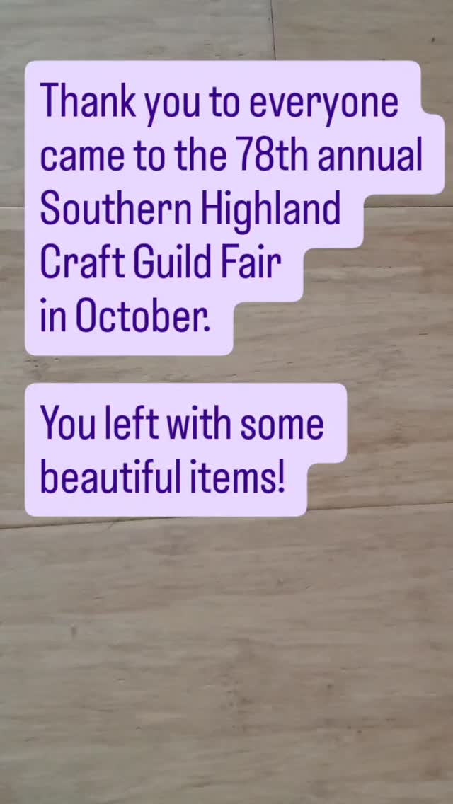 I'm grateful for everyone who stopped by my booth.
Thank you!
Until July 2026
Marble on!
#CraftFairOfTheSouthernHighlands
#MeetTheMakers
#HandmadeInAppalachia
#majikstudios207