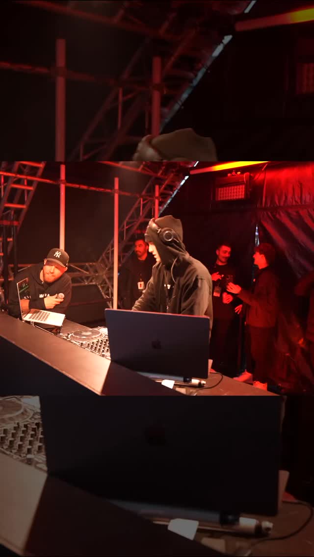 Nous finissant en action @thestep.music à Montréal en lumière!