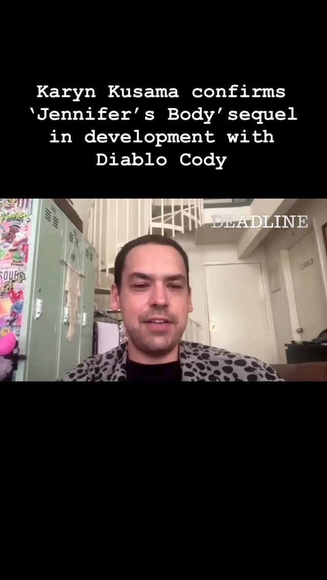 Another bucket list interview for @deadline 🖤 Karyn Kusama confirms Diablo Cody is writing a ‘Jennifer’s Body’ sequel. The project is in early development at @20thcenturystudios.