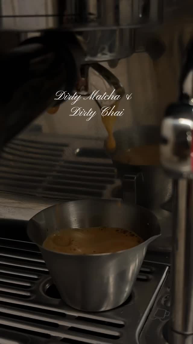 Dirty Matcha & Dirty Chai ✨