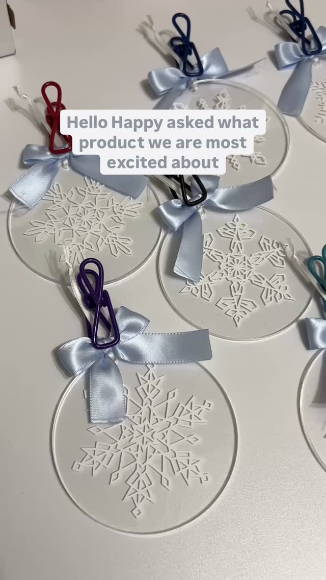 Fine these one-of-a-kind paper snowflake ornaments at @hellohappyhq’s Merry Market in Mississauga on Saturday, November 29th. Each snowflake in the series was designed by me and cut by hand. There are only a limited number so don’t miss out!
#hellohappymerrymarket #handmadechristmas #canadianartists #paperornaments #oneofakindart #oneofakindpieces