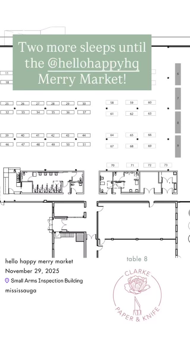 I’m back from the beach and ready for #smallbusinesssaturday at @hellohappyhq’s Merry Market this Saturday, November 29th from 10am - 4pm at the Small Arms Inspection Building in Mississauga 🎄Tickets are $3 online or $5 at the door and I assure you that you won’t want to miss out on this one! Head to @hellohappyhq to find links for purchasing tickets.
Cant wait to see you there!!
#hellohappymerrymarket #canadianhandmade #ontariosmallbusiness #shopsmallthischristmas #shopsmallsaturday #canadianartists #shopsmallmississauga