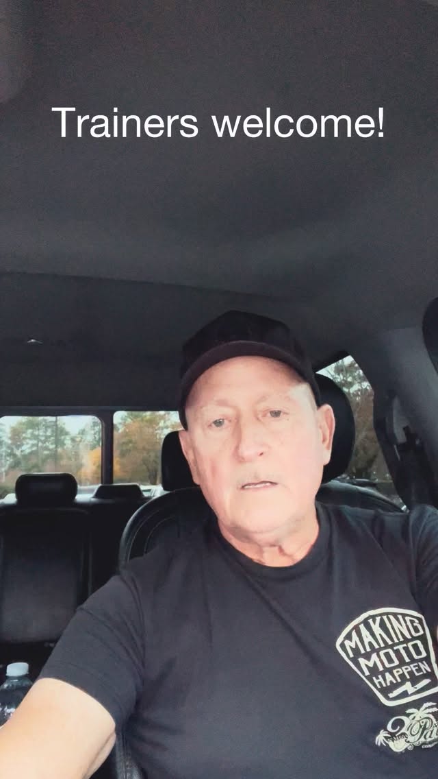 Training made easy! If you’re looking to improve your skills, now is your chance. We invite you and your trainer to come be a part of the 3 Palms Moto family!