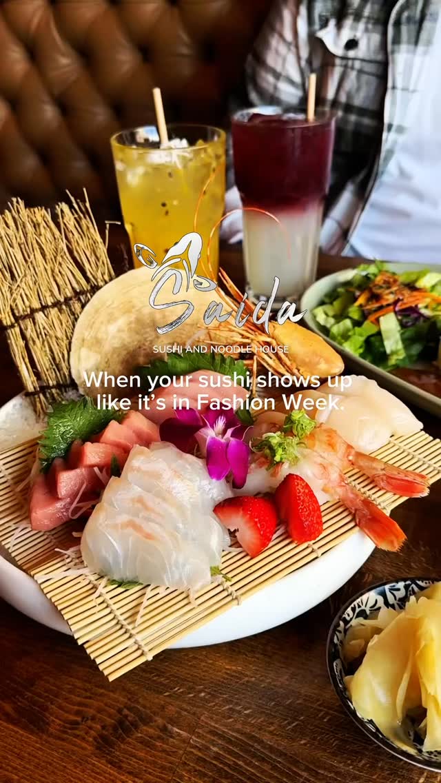 Tell me why my sushi walked out like it’s headed straight to Food Fashion Week. Fresh, glossy, perfectly rolled attitude. Saida Sushi & Noodle House always understands the assignment. 📍163 N University Ave, Provo UT 84601 #provorestaurants #utahrestaurants #vietnameserestaurant #saidasushinoodlehouse #sushirestaurant #provorestaurant #provorestaurantreview #saidasushinoodles
