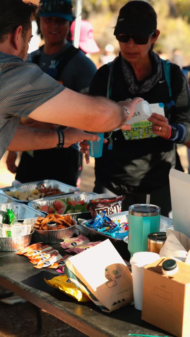 YOU make ME FEEL so NICE! Our friends @sdtrailrunners have you back again this year with all the goodies to keep you feeling right on your 50 Mile journey. You will see them at your last Aid Station-Bing Crosby of your 50 Mile route.