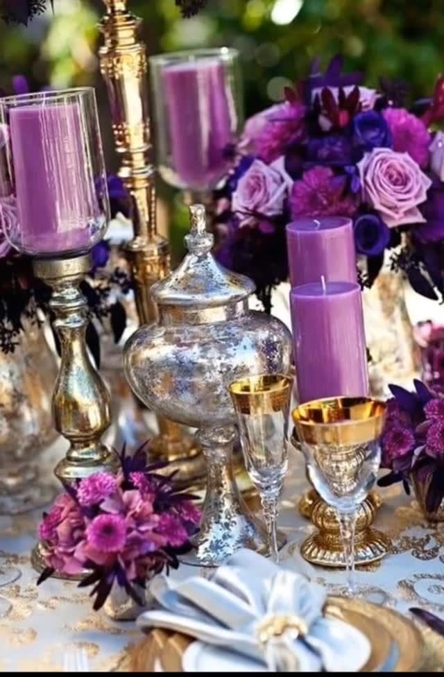 Bold. Regal. Unforgettable. 👑
Who says wedding colors have to be subtle? We leaned all the way into this rich royal purple and silver palette.
From the mercury glass centerpieces to the groomsmen's coordinating vests, consistency is key. At Events by MDM Associates, we ensure the design thread runs through every single part of your day—from the getting-ready room to the reception table.
The difference is in the details.