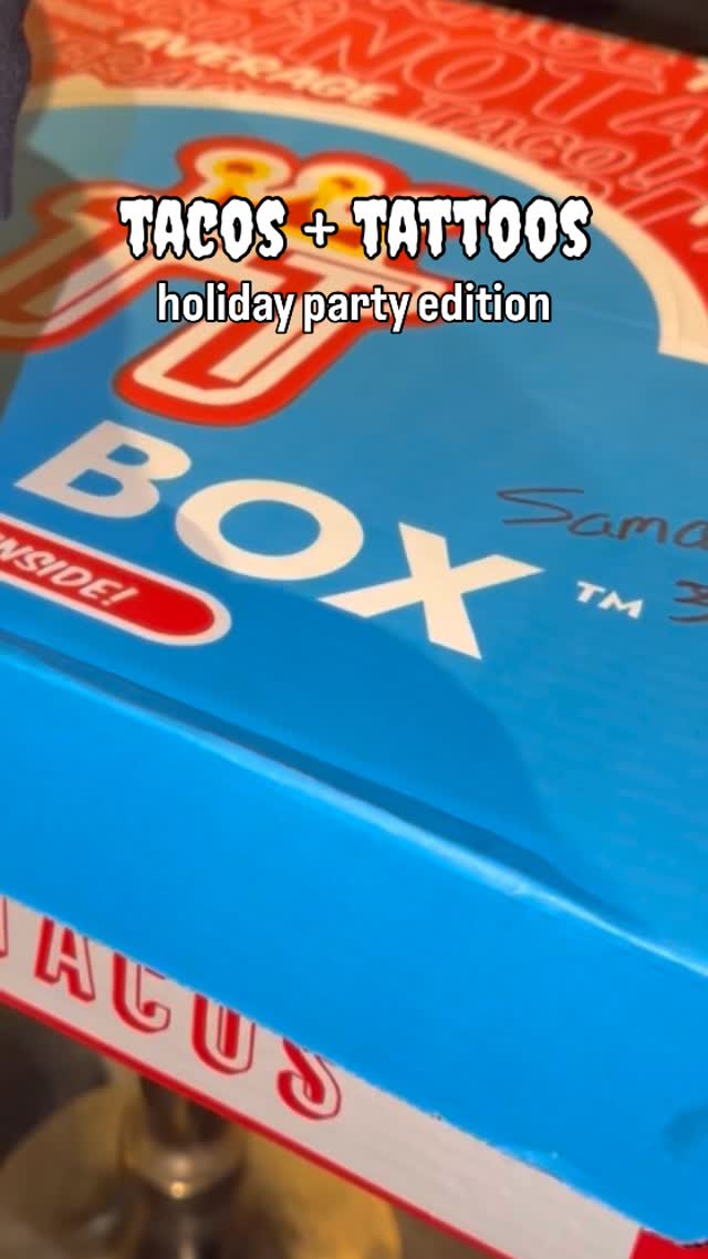 We don’t really do holiday parties the way everyone else does.
No banquet halls, no awkward speeches, no forced fun.
This year felt better spent exactly how we like to exist as a team: tacos in one hand, fresh tattoos, laughing too loud, being ourselves. There may have been charades and uno, no one actually knows.
But one things for sure: we’re so grateful for this crew. For the trust, the talent, the loyalty, the chaos, the care. This place only works because of the people in it, and we don’t take that lightly.
Forever thankful for this weird little group we get to build every day. 🫶🏼
—
Thank you @_motattoos for helping us set the bar way too high for holiday parties in the future 😆