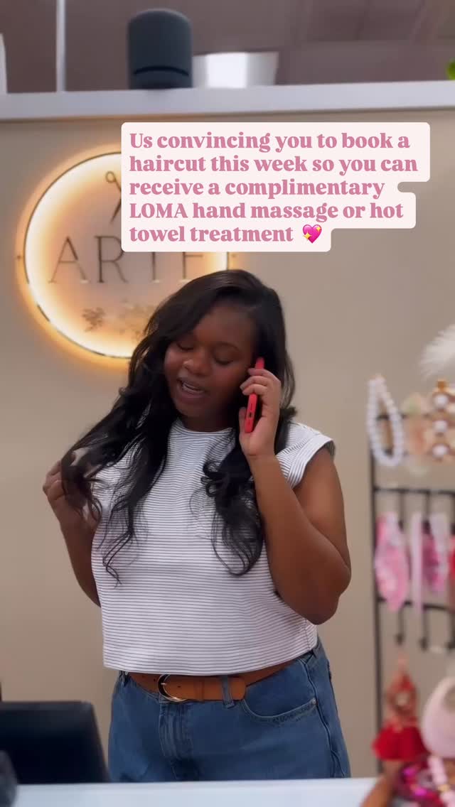 💖 Last week! 💖 Book a haircut and receive a complimentary LOMA hand massage or hot towel treatment. ☺️ We just want the best for you, starting with some self-love. 🫶
Inspo from @noirluxcandleco cute post ♥️
.
.
.
#artehairstudio #bellevuewa #rentonwa #salonhumor #salonvibes