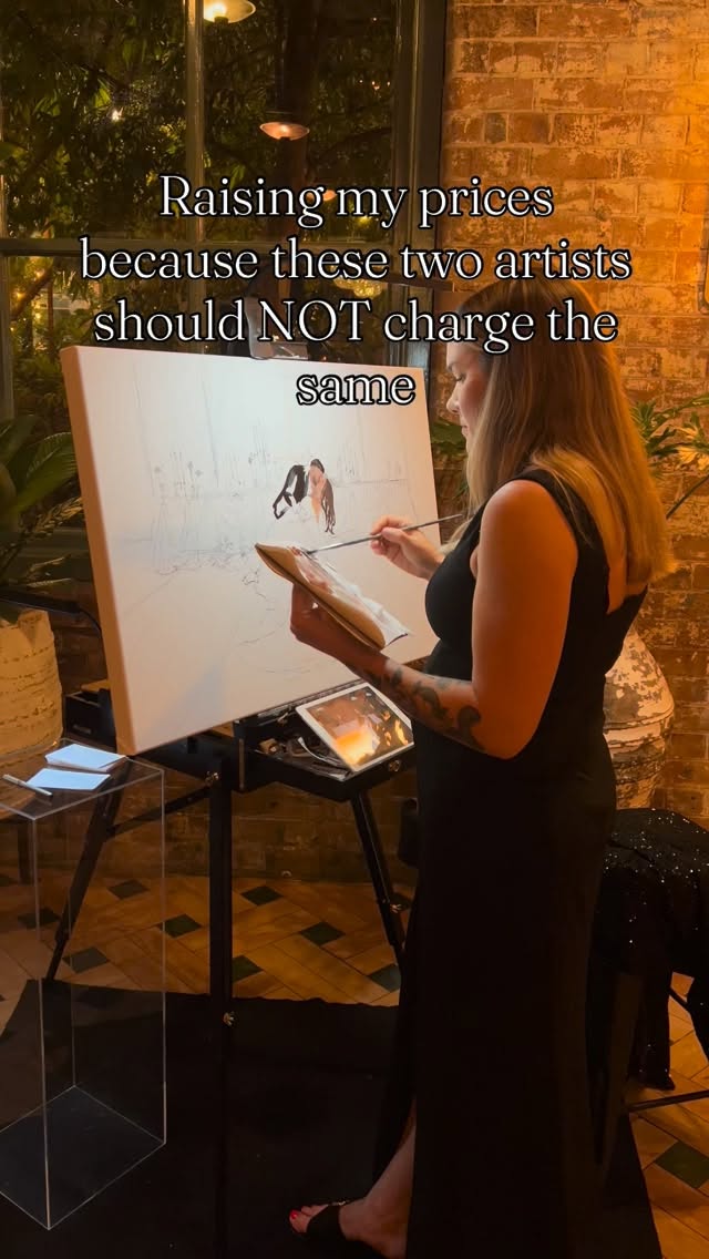 Can you believe that these are the same artists just 6 years apart? 🎨✨
Forever grateful for all the couples who chose to help us live our dream 🧡🧡