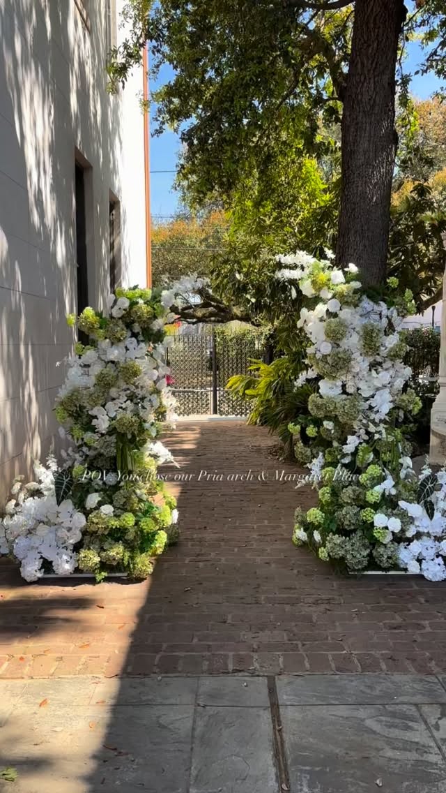 Our Pria arch was such a beauty in the garden at @margaretplacehotel! What a gorgeous place to have an intimate ceremony + reception. Can’t wait to share all the pictures!
Featured | Pria arch + Meadows
Planner | @theeventsbymo
Venue | @margaretplacehotel
Faux floral arch, faux floral rentals, wedding ceremony, spring wedding, New Orleans wedding, intimate wedding, flower rentals, event rentals, party rentals, wedding rentals, south Louisiana weddings, South Louisiana wedding rentals