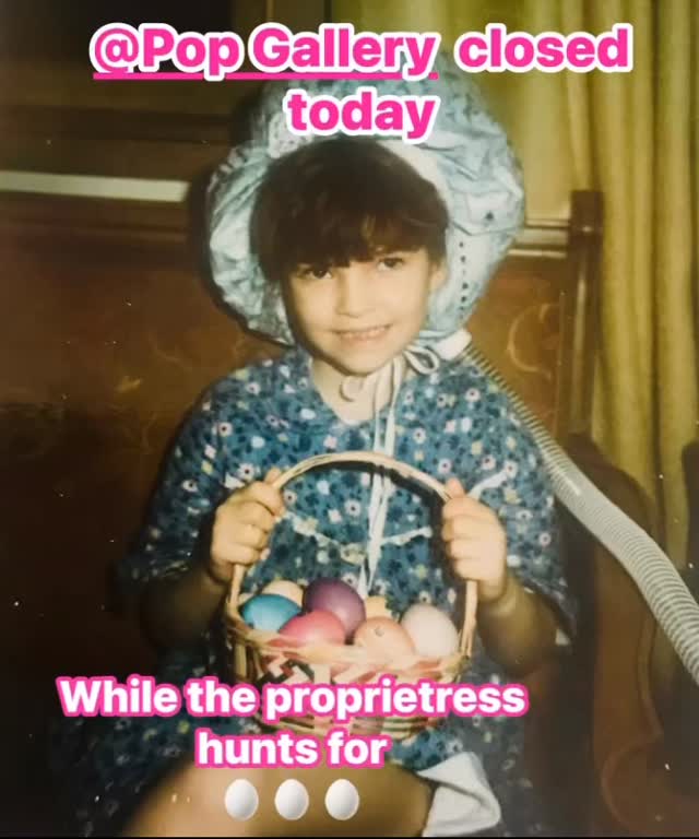 Enjoy your goodies everyone 🌈🥚🌷#popgallerygloucester #downtowngloucesterma #happyeaster #retroeaster #backtothe70s