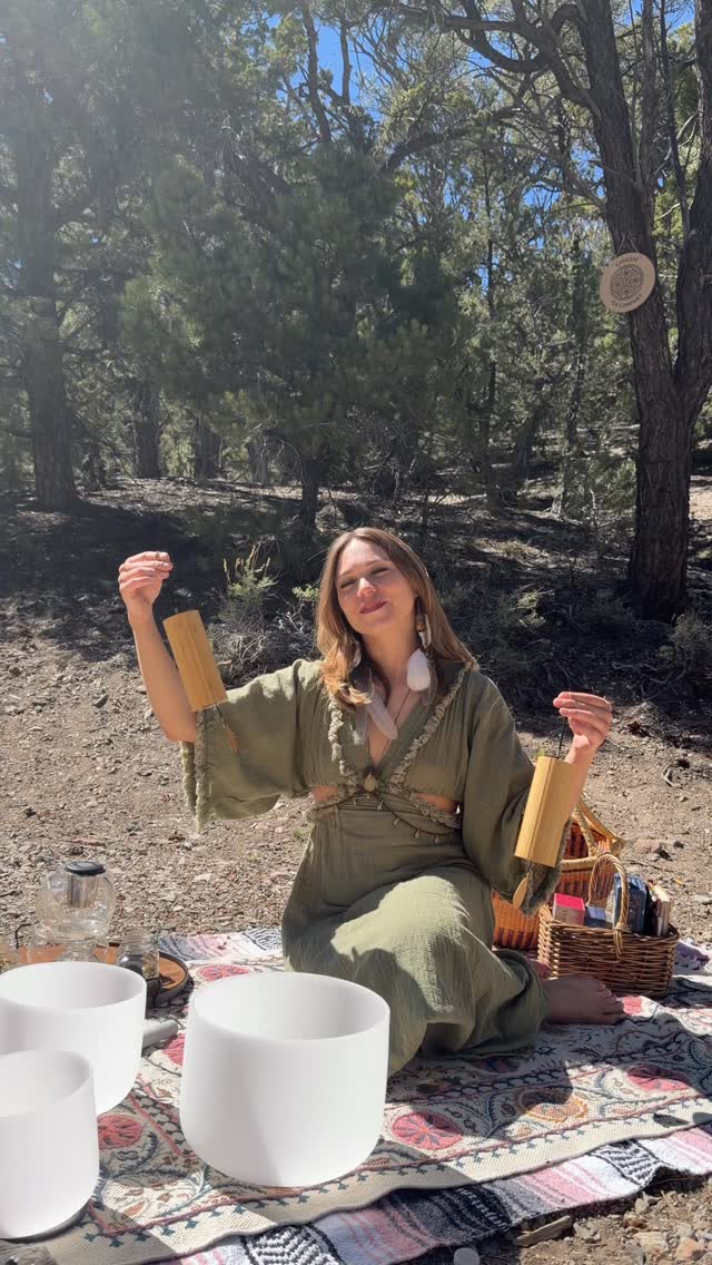 Healing through sound, finding stillness within 🍃🤍✨