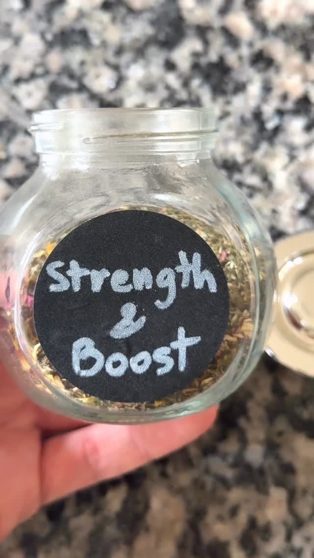 Need a gentle daily reset? Feeling off or out of balance?
Try my Strength & Boost Herbal Tea 🌿
A nourishing loose-leaf blend for daily balance, digestion & natural wellness #tea #herbaltea