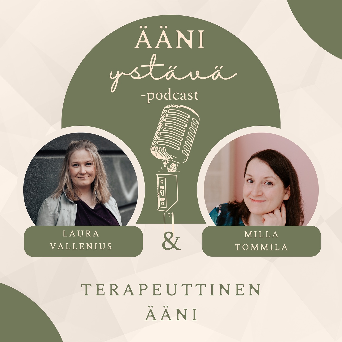 Ääniystävä-podcastissa uutta kuultavaa! 😍
Vieraanani on musiikkiterapeutti Milla Tommila @studioaaria @aariamusiikkiterapia , jonka kanssa puhumme äänen terapeuttisista vaikutuksista. Keskustelemme siitä, minkälaisia merkityksiä musiikkiterapeuttinen äänityöskentely voi avata ihmiselle ja kuinka äänellä on yhteys koko identiteettimme kehittymiseen vuorovaikutussuhteessa.
Klikatkaahan podi käyntiin Spotifyssa, Apple Podcastissa, Podimossa tai osoitteessa: www.aanikauppa.fi/podcast