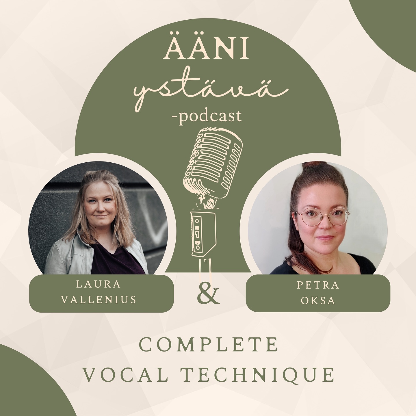 Joko huomasitte uuden Ääniystävä-podijakson? 😍
Vieraana mulla on laulunopettaja ja valtuutettu CVT-opettaja Petra Oksa, jonka kanssa päästään tutustumaan CVT:hen eli Complete Vocal Technique -metodiin.
Tässä jaksossa keskustellaan mm.
Miten CVT:ssä lähestytään äänenkäyttöä ja sen eri ilmiöitä? Minkälainen opetusfilosofia CVT:ssä on? Mitä ovat efektit laulussa ja kuinka niitä jaotellaan?
Ääniystävä-podcast löytyy suoratoistopalveluista (Spotify, Apple Podcast, Podimo jne.) sekä verkosta osoitteesta www.aanikauppa.fi/podcast ✨