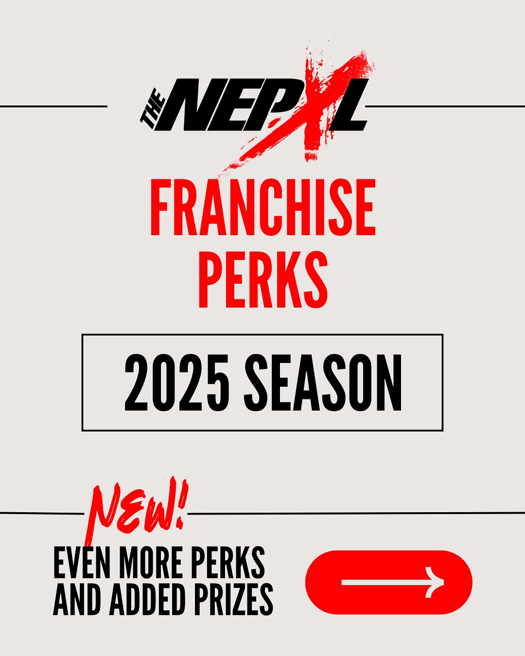 ๐จ ๐ฃ 2025 NEXL Franchise Perks Just Got Even Better! ๐จ
Swipe through to check out all the benefits of being a franchise team this season, including NEW HUGE perks AND additional prizes added since the Captains Meeting! ๐ฑ๐๐ฅ
Donโt miss outโsecure your franchise spot today with a deposit! ๐ฅ
Link in bio to lock in your season and be part of the most exciting league in New England!
Make sure you send this post to the people YOU want to play with ๐ซถ
#NEXL2025 #FranchiseTeams #LevelUp #PaintballSeason #SecureYourSpot #bostonpaintball #nepl #nexl #agpaintball #pnlpaintball #newenglandpaintball