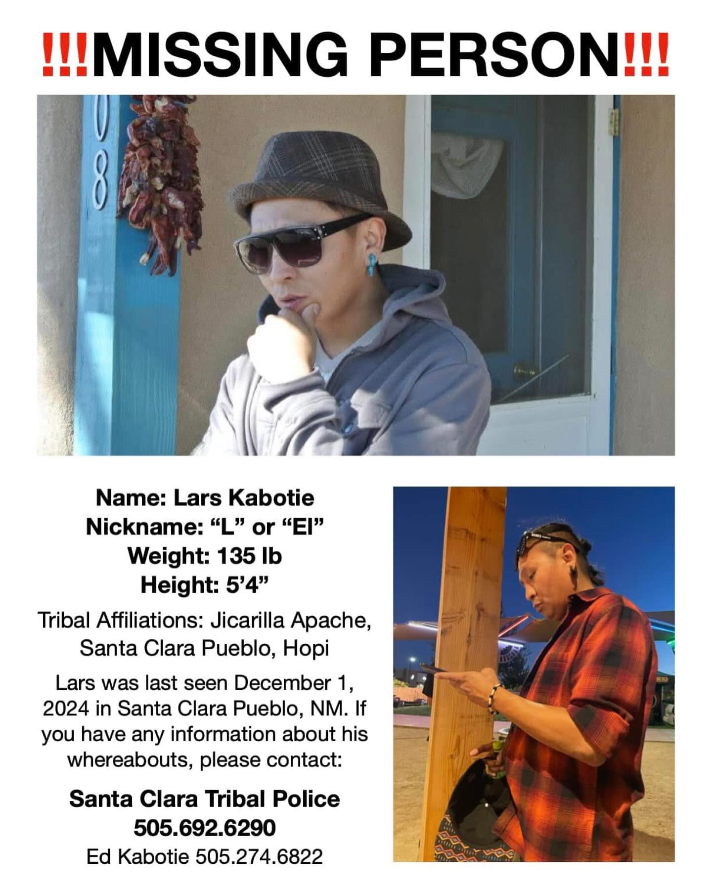 Sharing for a friend who is trying to locate his missing son.