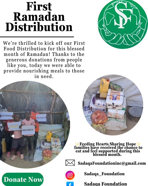 Mashallah, we have successfully completed our first distribution for this Ramadan. This week alone we were able to help three orphan and widow families in IFO Refugee Camp. These families now have the nutrients they need break their fast and enjoy the blessings of Ramadan without worries of where the food will be coming from.
Our goal is to reach 20 families this Ramadan but we cannot do it without your continuous support and contribution!
👉🏼Check out our bio for donation options! The smallest amount makes a difference!
#AminaLegacy #SadaqaFoundation #Givingback #Feedingchildren #Savinglives #blessings #RamadanKareem #Charity #Iforefugeecamp