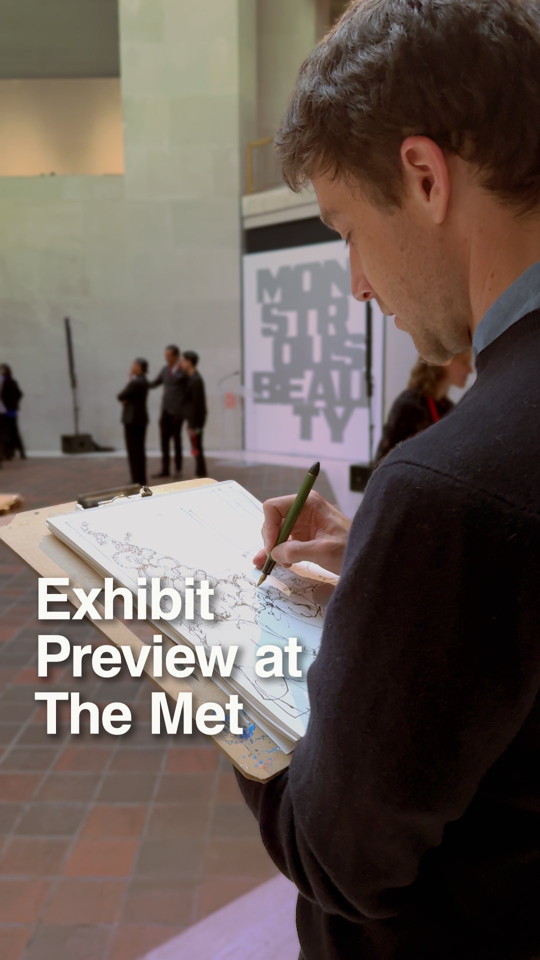 Always an honor to visit (and draw) exhibits at @metmuseum 🖌️🫖 Here are my sketches from “Monstrous Beauty: A Feminist Revision of Chinoiserie” now on view at The Met through August 17. #art #sketchart #reportageillustration @metmembers