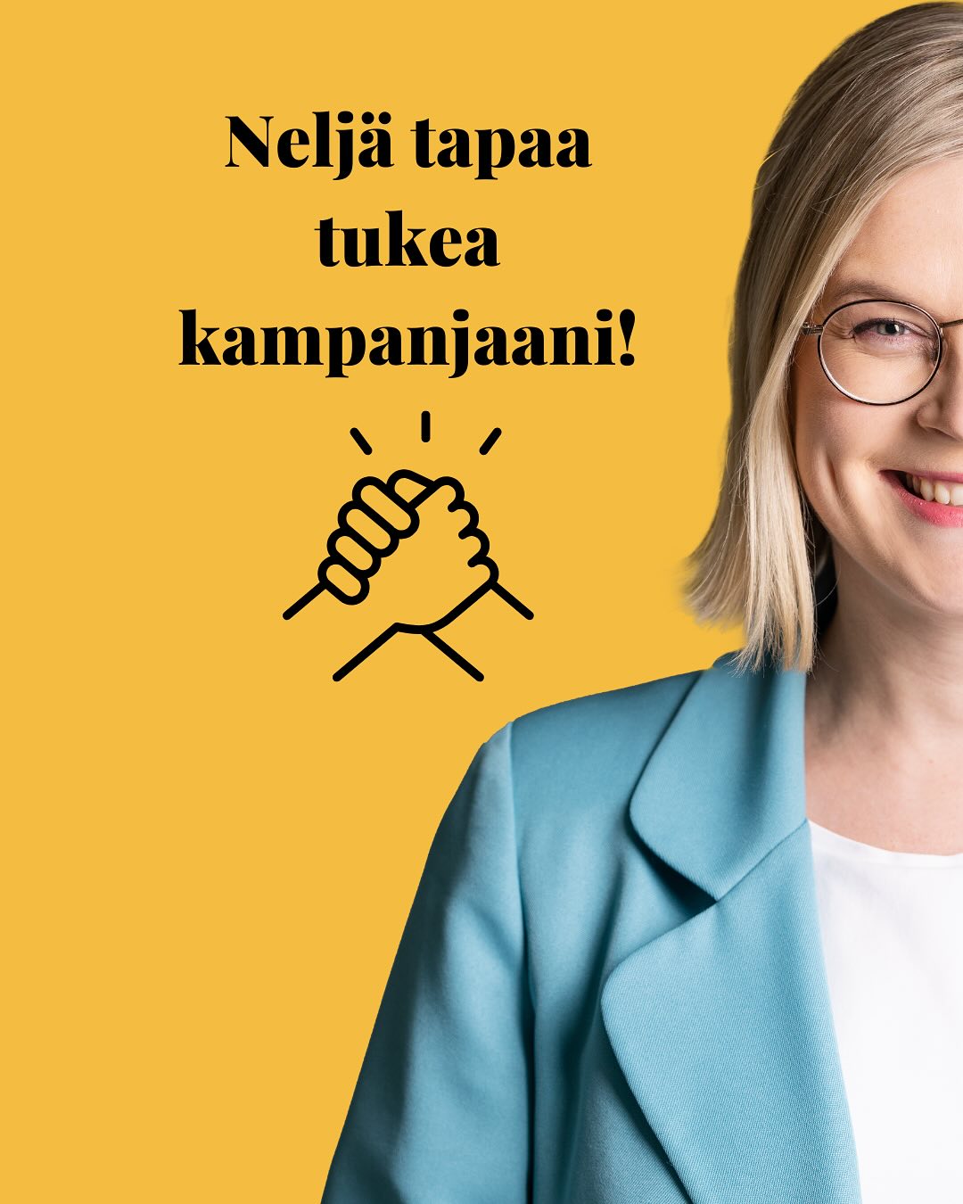 Kuntavaalien ennakkoäänestys alkaa keskiviikkona 2.4. Nyt jos koskaan on siis loppukirin aika!
Miten voit tukea kampanjaani tulevina päivinä? Tässä neljä tapaa:
👍🏻❤️💬 Tykkää, komentoi ja jaa postauksiani somessa!
Tällä on todella iso merkitys kampanjan näkyvyyden lisäämisessä - etenkin kun en ole saanut vielä kampanjan somemainontaa toimimaan!
📱💬 Vinkkaa minusta kaverille tai suosittele somessa!
Tutkitusti vaalikoneilla ja kavereiden suosituksilla on iso merkitys äänestyspäätökselle.
💶 Lahjoita kampanjalle! Mobile Pay: 21615
Maksetulla mainonnalla on iso merkitys kuntavaaleissa. Yksityishenkilöiden pienet ja isommat lahjoitukset ovat tärkeässä roolissa kampanjani rahoituksessa!
🗞️Tule mukaan jakamaan kampanjaesitteitä!
Pääsen itse näissä vaaleissa tavallista vähemmän kiertämään ja jakamaan esitteitä. Jos siis voisit tukea kampanjaani jakamalla esitteitä naapurustossasi tai kadulla, laita viestiä niin yhytän sinut yhteen tukiryhmäni kanssa!
Lämmin kiitos kaikesta avusta ja tuesta! Jokainen pienikin tapa tukea on valtavan tärkeä ja arvostettava. 🙏🏻💚
