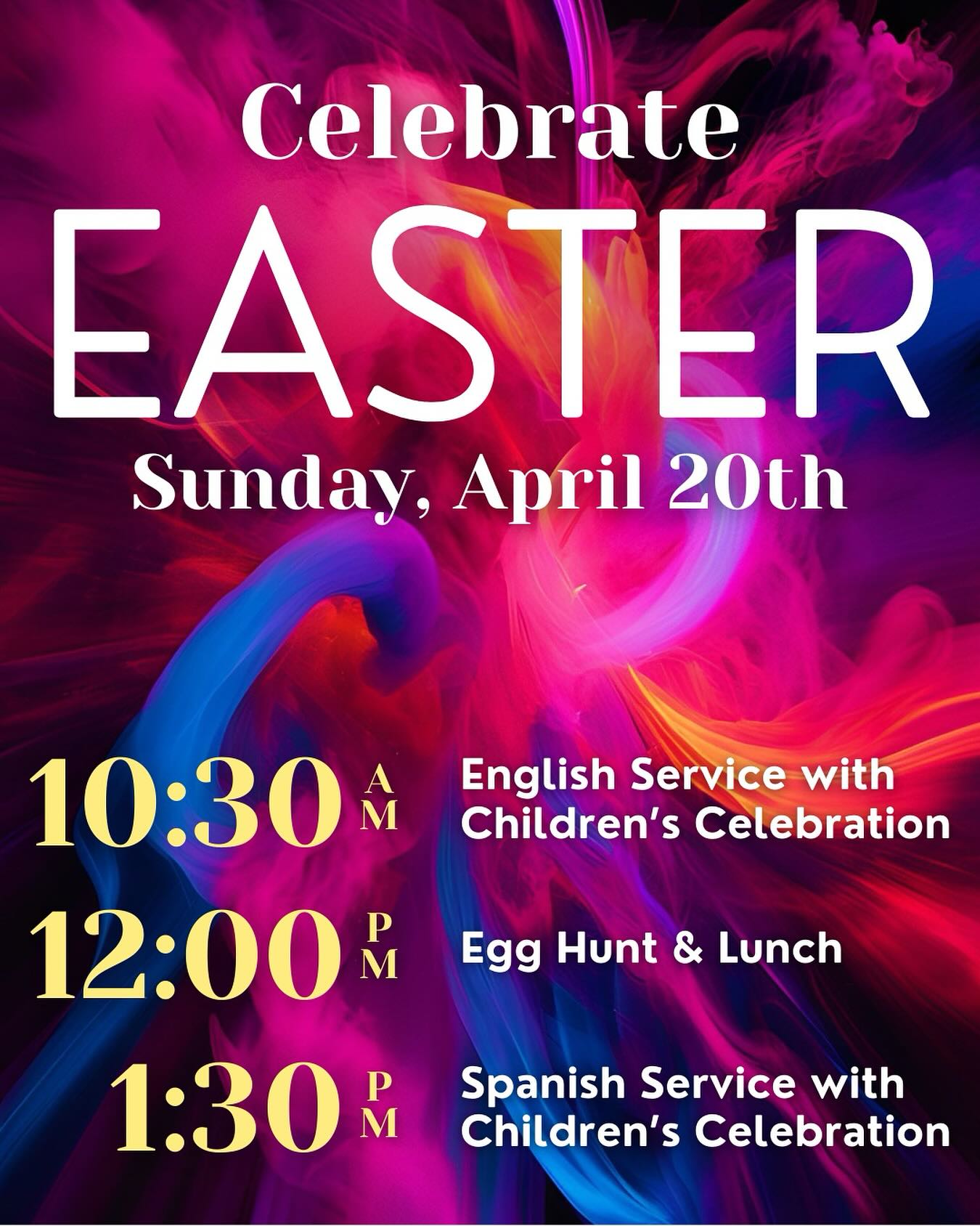 It’s almost EASTER. Invite new people. Eat good food. Experience Jesus 💕