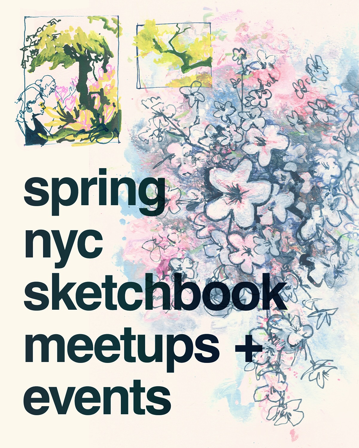 We’re back! ☀️ Grab your sketchbook (and a friend) and join us for our first drawing meetups of the year. If you’re new, come to Grand Central beforehand for Intro to Urban Sketching, a beginner-friendly class that covers the basics in just 90 minutes. Registration links in bio. 🔗 See you out there! ✌🏻#urbansketchers #urbansketching #drawingmeetup #nycevents #artists #nyc