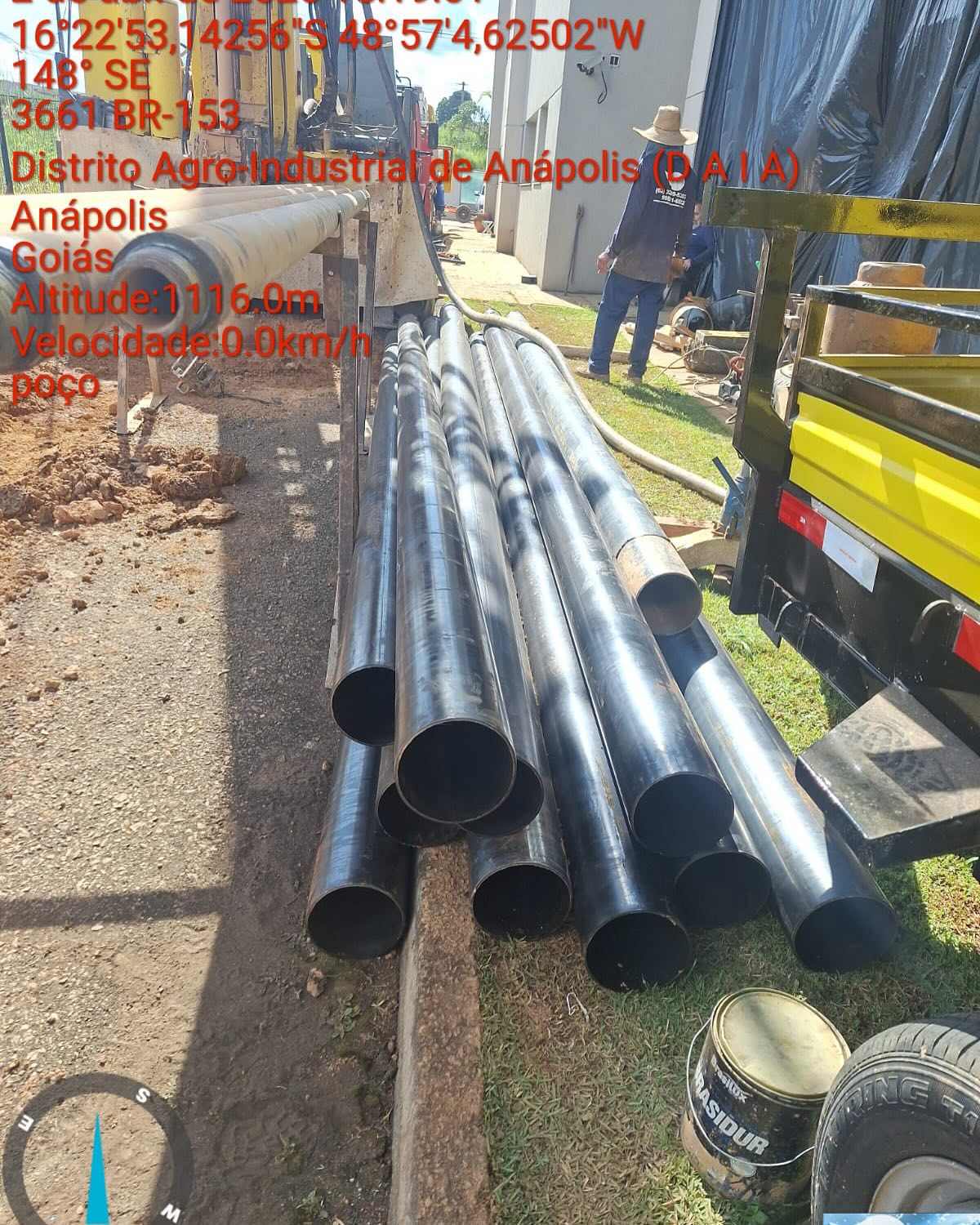 Poço Denali Hotel Anápolis Go, 100 metros sistema rotativo, produção de 6 m3 hora!!!