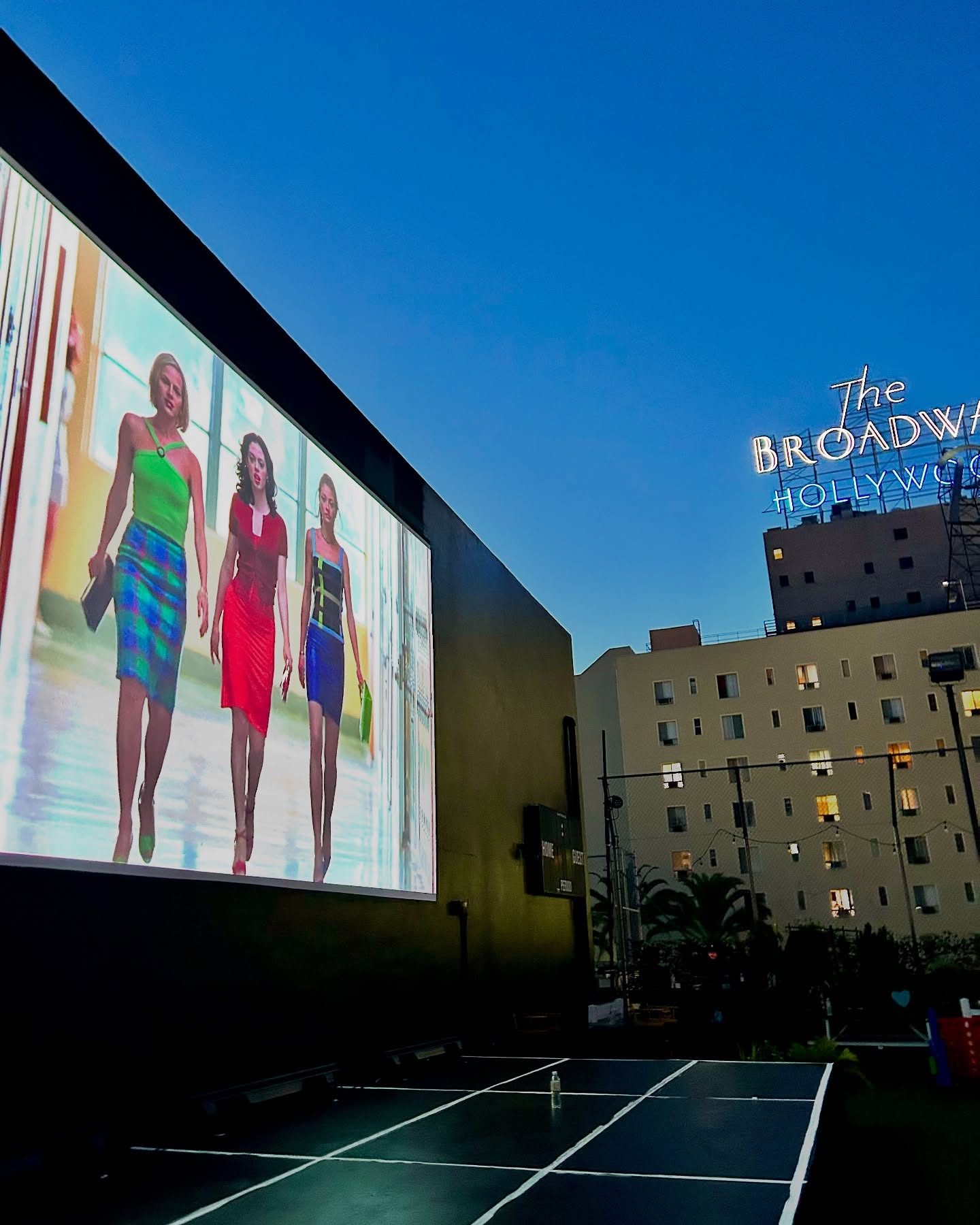 outdoor screening season has officially commenced 🖤