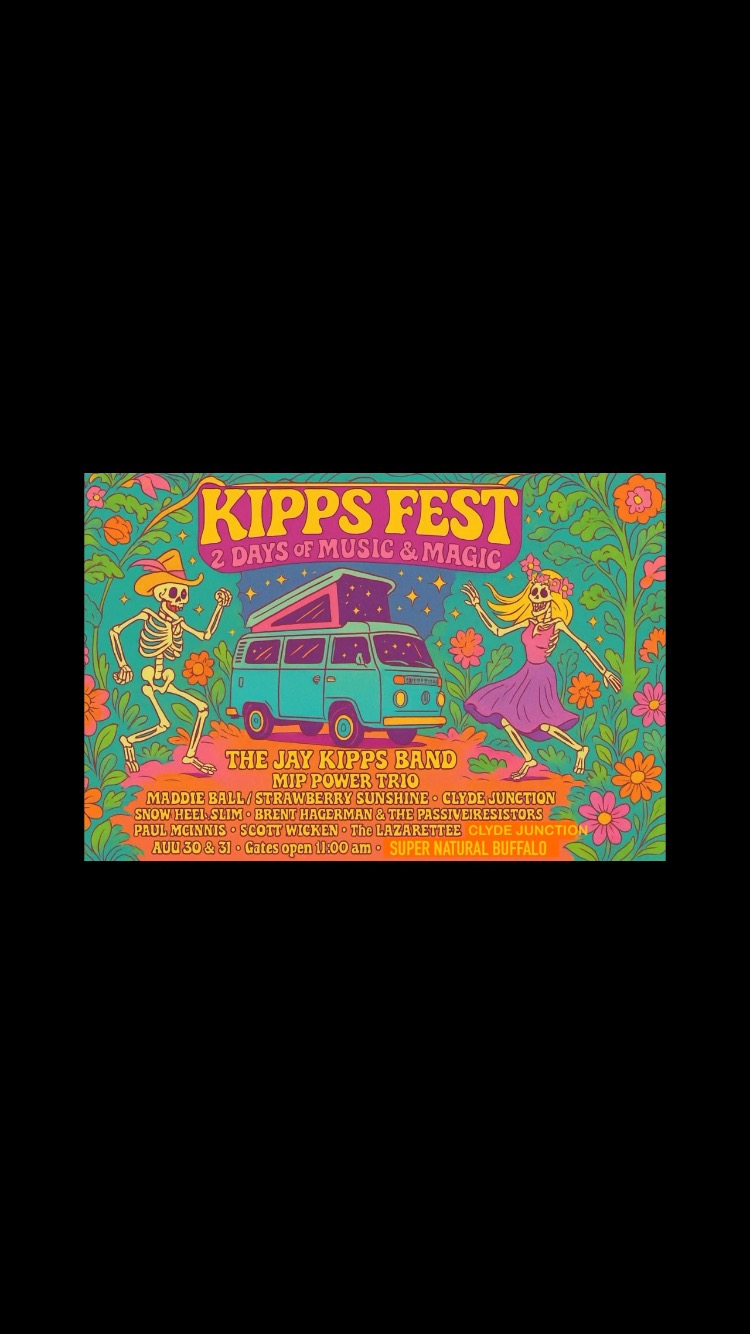 Tickets are going fast. Just $50 for 2 days of amazing music. Includes camping and you can BYOB - DM me to reserve your tickets for this amazing little private curated festival #jaykippsband #musicfestival #kippsfest2025