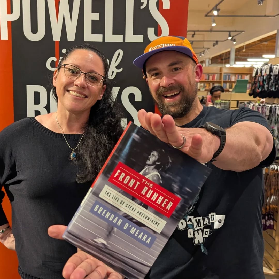Hot off the presses! Need some inspiration? @brendanomeara has it got you with his AMAZING new book about Steve Prefontaine. Out now, everywhere. #prefontaine