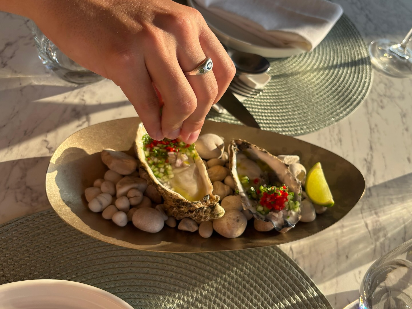 A recent ring being enjoyed on holiday.
I love seeing the pieces I put so much effort and heart into, being worn by REAL people, can you believe it?! I can’t.
Thank you for your support, means the world.
#smallbusiness #supportsmallbusiness #shopsmall #handmadejewelry #handmadejewellery #jewellery #ring #jewelry
