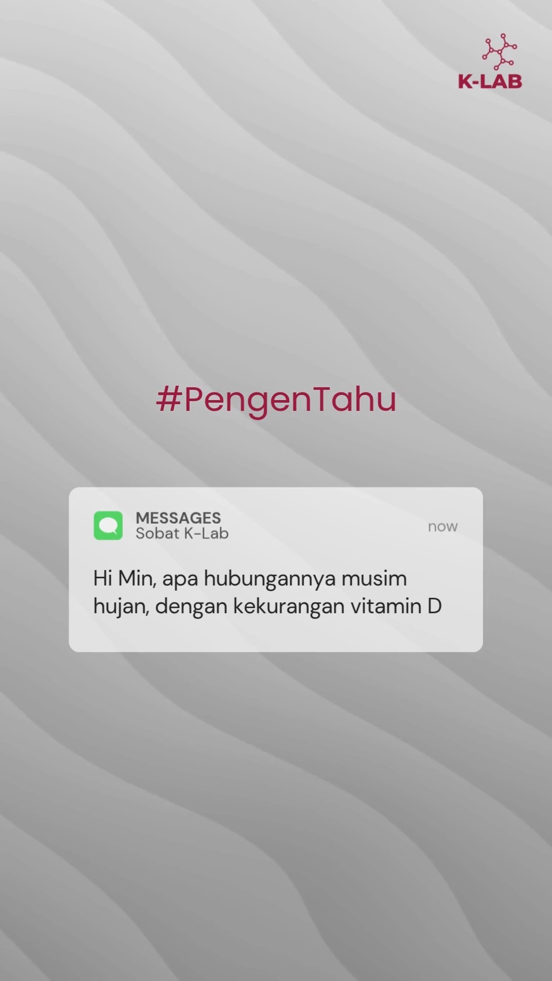 Musim hujan dan kekurangan vitamin D, maksdunya? Cek video di atas 👆
#VitaminD
