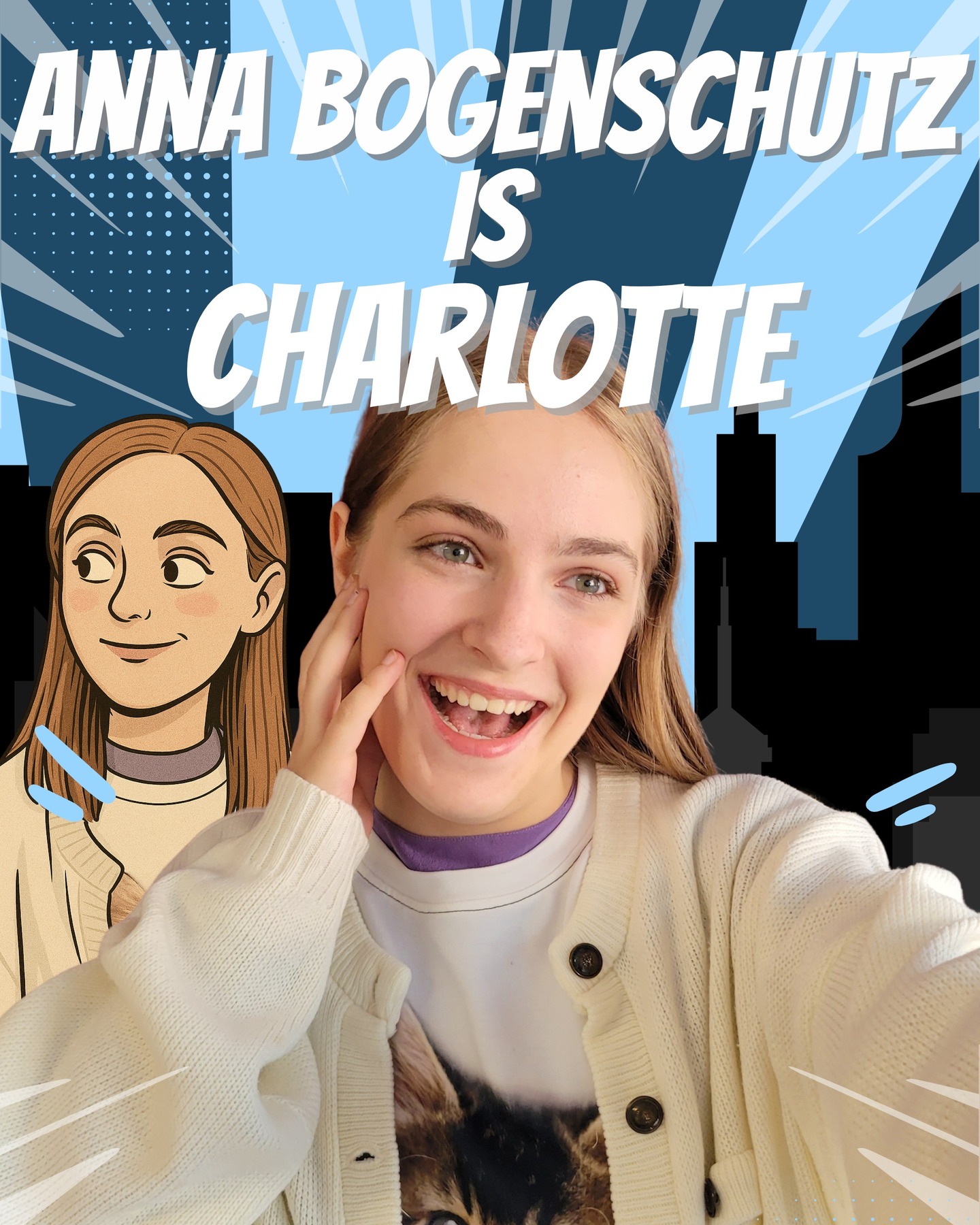 Meet Anna!
Anna wasnât expecting a writing assignment this summer⌠Sheâs super excited to be back on stage after a year of working behind the scenes. She loves to sing, whether itâs Mozart, Sondheim, or Pete Seeger, and also does a pretty solid duck impersonation!
Come see Anna as Charlotte in the Guy Who Didn't Like Musicals on August 1st, 2nd, and 3rd!