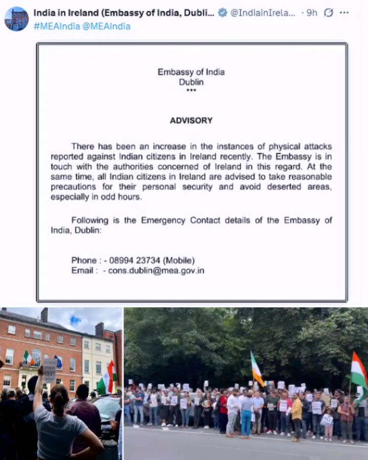 Dear Community,
Following our silent assembly at the Department of Justice on 25 July 2025, we continue to witness the ripple effect of our collective voice. Today, we share with you:
▶️ Videos from our silent protest
📰 Screenshots of national news coverage
🚨 And most notably, the Embassy of India in Dublin’s advisory issued this morning to the community.
This advisory is a significant diplomatic development. It signals serious concern for the safety and well-being of citizens and calls for urgent action from all relevant authorities. Such advisories:
✅ Highlight the need for stronger protections for migrant communities in Ireland
✅ Encourage dialogue between India and Ireland at the highest diplomatic levels
✅ Draw international attention to issues of safety and inclusivity while reassuring the community that their concerns are being closely monitored, and urging local institutions to act decisively against racism, discrimination, and targeted violence
While advisories can create anxiety, they also carry the potential to inspire positive change. With transparent and proactive action, Ireland has the opportunity to strengthen trust, cultivate inclusivity, and reaffirm its commitment to protecting all who call this country home.
We remain steadfast in our solidarity with the migrant community, and we thank every single one of you who stood shoulder to shoulder with us on 25 July.
This is a pivotal moment. More updates to follow soon.
Go Raibh Maith Agat
Thank you 🙏🏽
#SilentAssembly #MigrantVoices #FreedomOfAssembly #Solidarity #JusticeForAll #HumanRights #IrelandForJustice #CommunityStrength #PowerOfSilence #TogetherForJustice #DiplomacyInAction #StandTogether