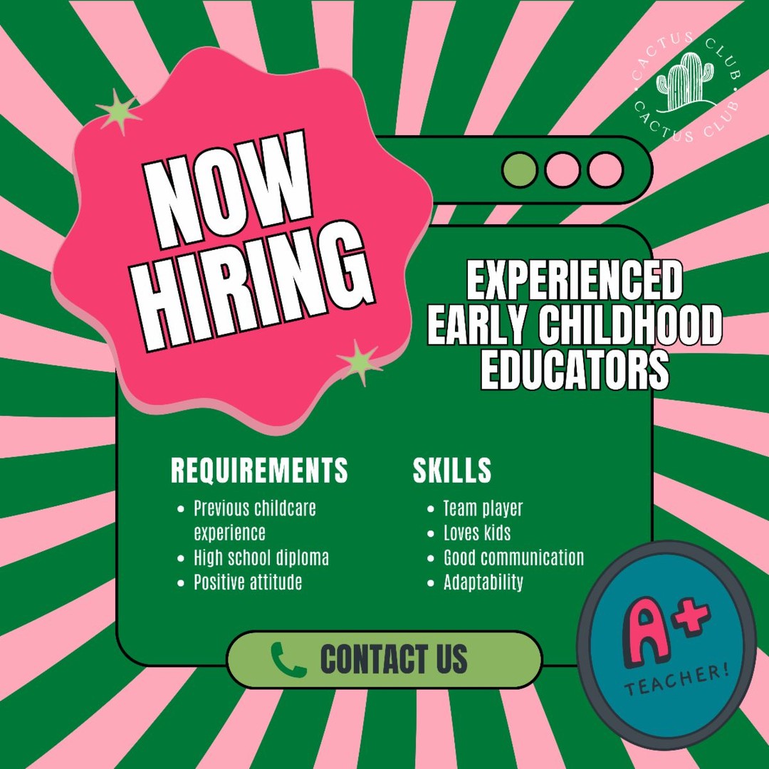 Looking for a flexible job that fits your schedule? Join us as a preschool substitute teacher! 👩🏫🍏 Apply today at the link in our bio.
This role offers a unique flexibility that allows educators to tailor their schedules, making it an ideal opportunity for those looking to balance work and personal commitments. Join us in making a positive impact on local childcare centers and help shape the future of our students. #Education #SubstituteTeaching #Flexibility #Childcare #BackToSchool #SubstituteTeaching #FlexibleWork