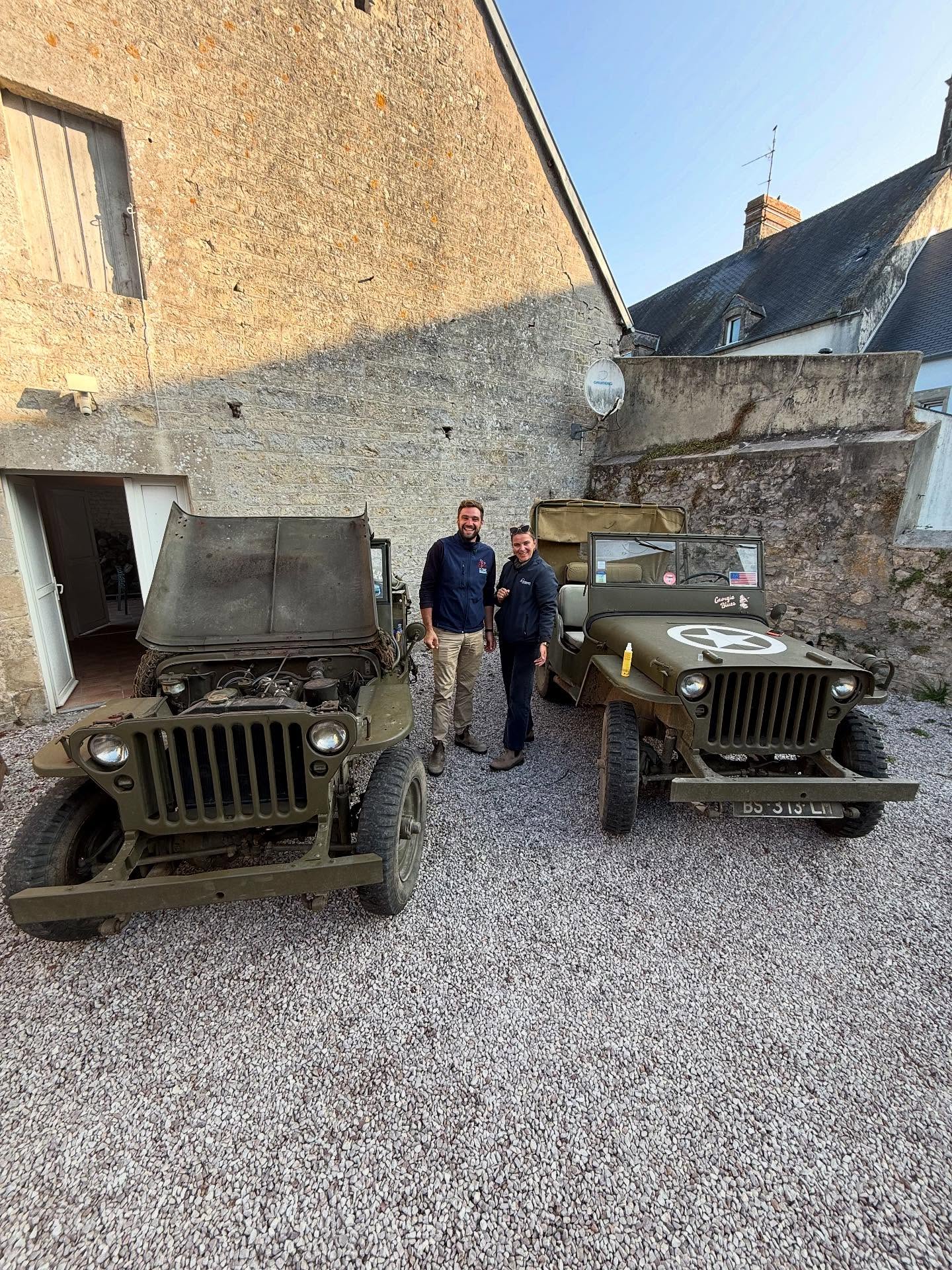 These two keep us running in Normandy. Getting ready for their full day of tours, Thomas and Flavie are our caretakers and some of our dearest friends. When you come to visit us, you will be blessed by their attention and care. Ask us about adult and corporate programming!