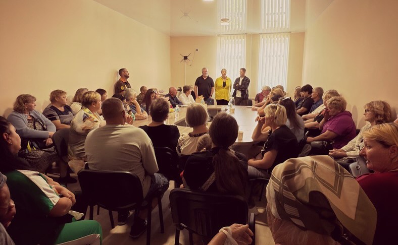 I wasn’t prepared for today. We thought we were going to meet with some soldiers and veterans from the Ukrainian army, and I thought Andrew would speak to them, share the gospel and give them hope by giving them waterproof Bibles. Instead, the room filled with women (and just a few men…but mostly mothers and wives and daughters of fallen soldiers. The grief in the room was tangible, the air heavy as they quietly sat down and looked at us with tear-filled eyes….some holding pictures of their loved ones whose lives were taken, leaving so many holes in hearts. As I stood to share, I could not talk. I could only cry. Eventually I simply expressed that we care…and represent so many others who care from the other side of the world. And I offered them all we had…what we carry. Hope. Andrew shared the beautiful hope of the gospel…of A Father who saw His son lay down His life so we could have freedom. He led them in prayer and then they came up and thanked us…and thanked America. They cried and showed us pictures and told us stories about their lost loved ones, through translation. We may not speak the same the same language, but there was a beautiful exchange today in the midst mourning. It mattered to them that they were seen. Their grief was acknowledged and felt. They showed up to represent a life that was lost but still loved. I’m still processing what happened today within me. A new edition on my heart for those who mourn. May they be comforted indeed. And may peace indeed come soon. Lord, let it be.