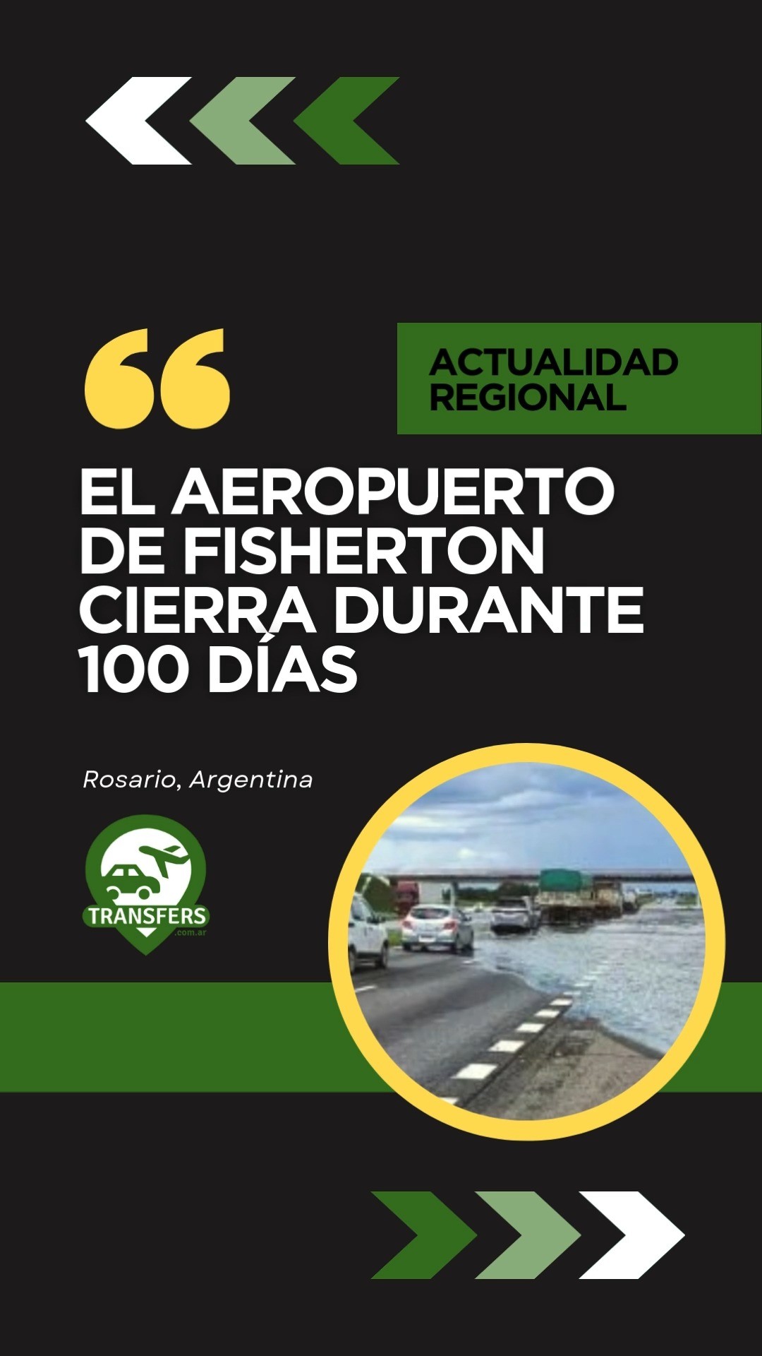 🚧 El aeropuerto de Fisherton (ROS) cierra por obras durante 100 días, para reabrir previsiblemente a fin de año. 💚 Nuestra empresa te ofrece, como siempre, la alternativa completa via terrestre: traslados compartidos y privados hacia/desde Aeroparque, Ezeiza, y Pajas Blancas (Córdoba). 🚐 Esperamos con ansias que las mejoras en la pista del Aeropuerto Rosarino contribuyan a una baja sostenible de las cancelaciones por meteorología adversa y atraigan más y mejores conexiones aéreas para la región. ✈
.
Enlace a la info oficial: https://aeropuertorosario.com/institucional/novedades/
.
✅ Teléfono gratuito 0•800•5555•488 / WhatsApp: +5493424134440 / Web: www.transfers.com.ar/
.
#SantaFe #MásComodidad #MejorServicio #TransfersComAr #ViajesConTransfers #AeropuertosConTransfers #TransporteAeroportuario #aeropuertoezeiza #santafeca #SantaFe #MásComodidad #MejorServicio #TransfersComAr #ViajesConTransfers #AeropuertosConTransfers #TransporteAeroportuario #aeropuertoezeiza #santafecapital #fisherton #aeropuertoderosario #aeropuertodefisherton #funes #funessantafe #funesmiciudad