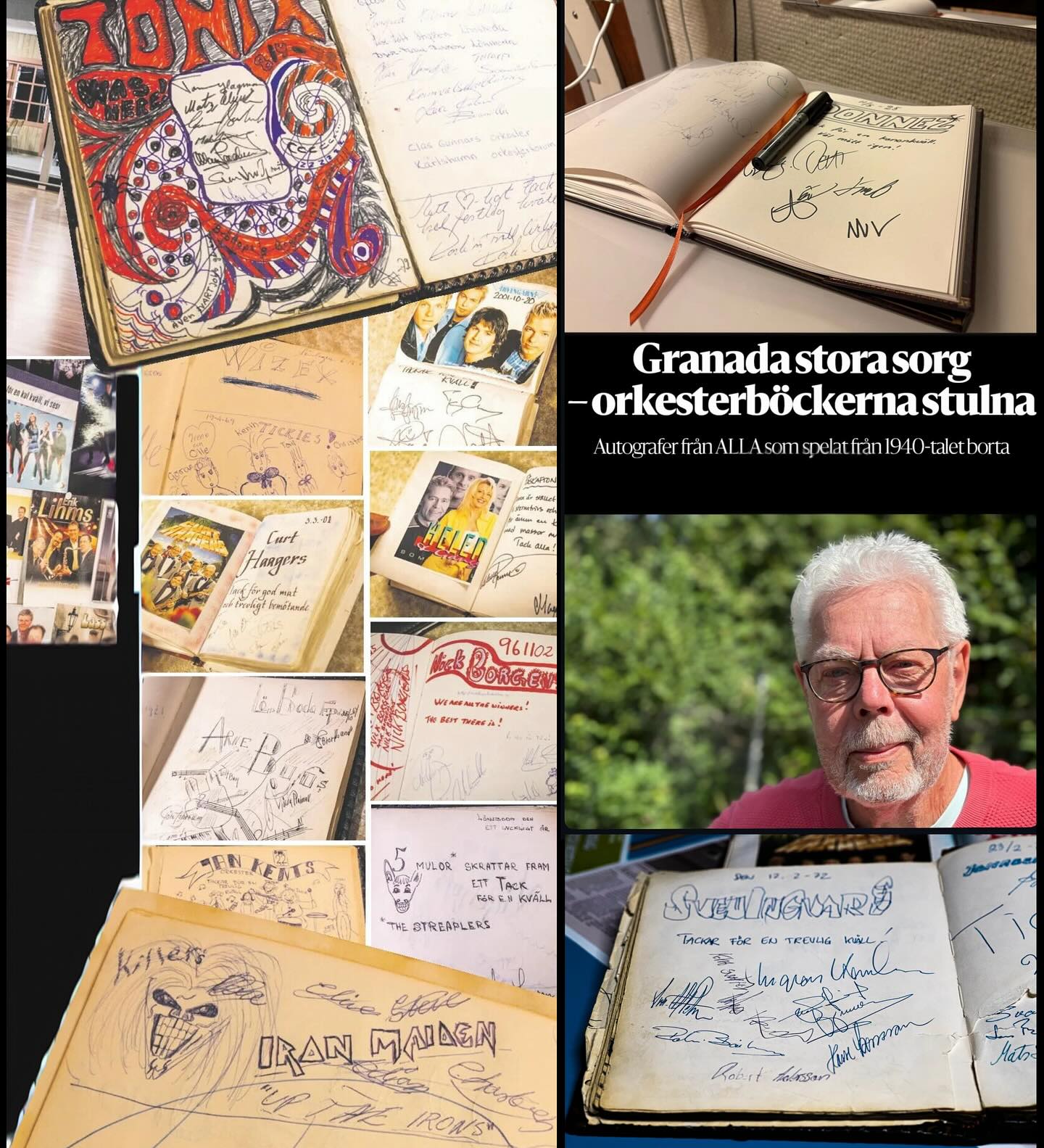 Efterlysning‼️ - Dela gärna!
I samband med inbrottet natten till måndagen 18/8 02:37, stals vårt ljusgråa kassaskåp. 50x50 & cirka 1m högt.
I kassaskåpet fanns inga pengar, men något som inte kan ersättas för pengar - Alla gamla orkesterböcker från 1940-talet fram till idag. De vill vi ha tillbaks!
Omkring 5-6 böcker, bruna & svarta med texten ”Gästbok” på någon/några.
Håll jätte gärna lite utkik!
Tack för ert engagemang & för att ni delar 🫶🏼
#granadalönsboda #folketspark #lönsboda