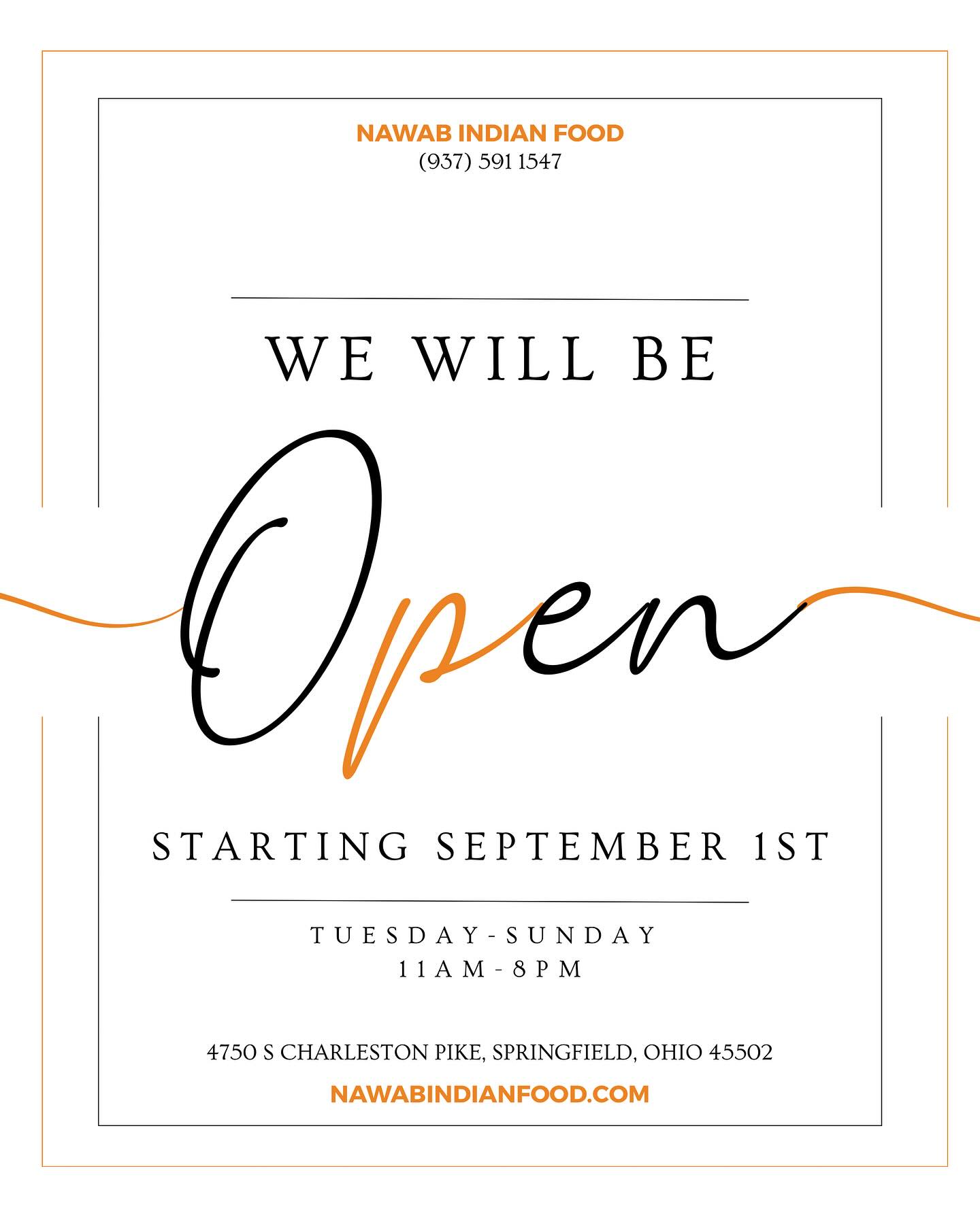 🔥🍛 SEPTEMBER 1ST WE’RE BACK! 🍛🔥
The wait is over! Nawab is back in action! Expect bold spices, fresh naan and new flavor packed dishes you’ve been craving. Pull up to the truck and welcome us back! 💥
#ohio #nawabindianfood #northindiancuisine #foodie