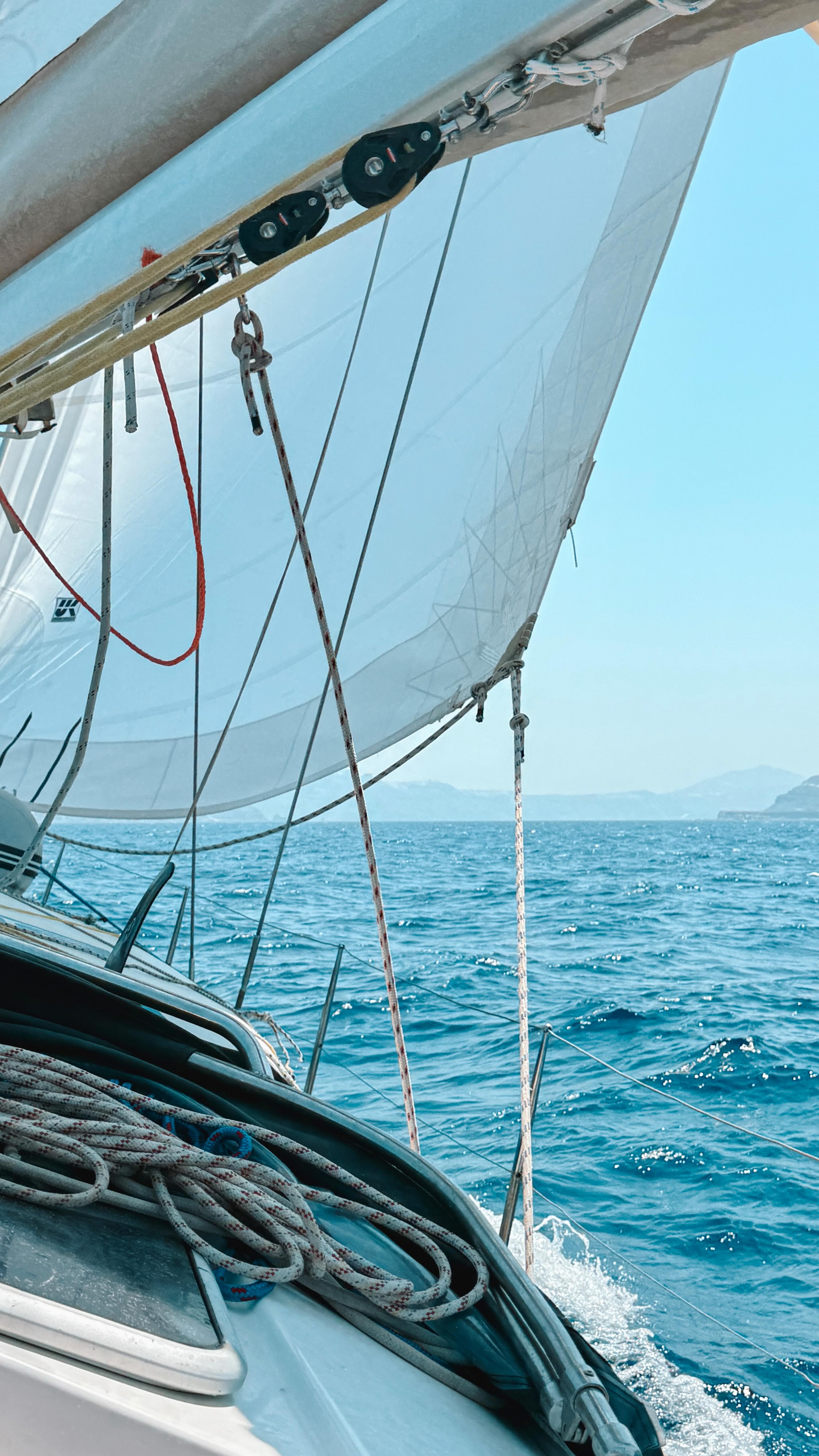 650+ NM and 13 days sailing. 40 knot winds and 5-6m swells. What an adventure! Croatia > Montenegro > Albania > Greece #sailing #sail #outdoors