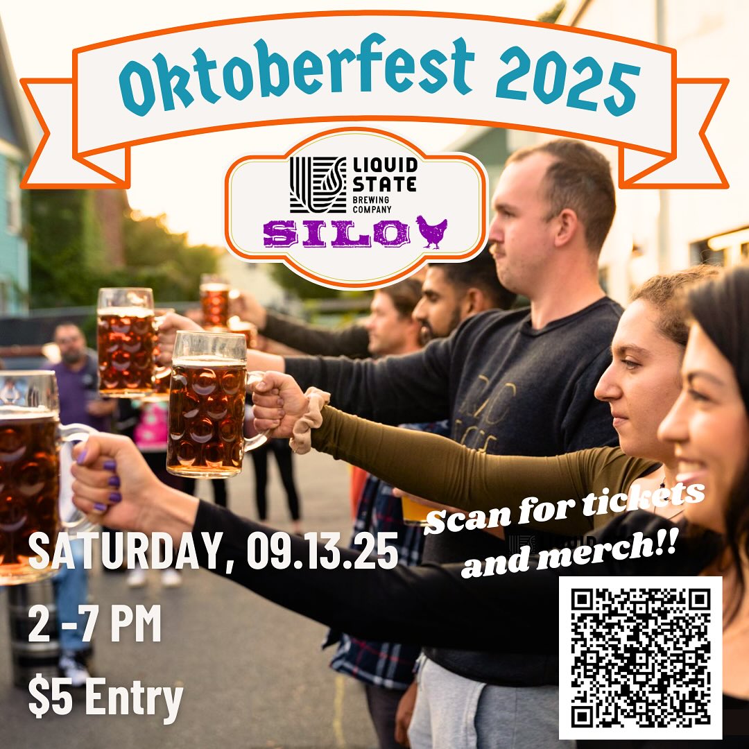 Our legendary Oktoberfest returns for its 8th year, Saturday, September 13th from 2-7pm! 🎉
It’s fun for all ages! We’ll tap the keg of Festbier at 2pm with “O’zapft Is!” followed by contests, games, feasts of will, corn hole, giant Jenga, beer marionettes, oompah tunes and Oktoberfest classics. Lil’ B and Jim will be here to host and MC the games!
Plus seasonal Festbier on tap and in cans! And this is just the start of the West End’s party season with Halloween and Krampusnacht on the horizon!
Oktoberfest tickets and merch bundle pre-sale is going on now! (Link in bio). 🇩🇪🍻🎊
#liquidstatebeer #oktoberfest #oktoberfest2025 #ithacaevents #ithacany #festbier #partyseason #thinknydrinkny
